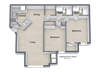 2 Bedroom Floor Plan